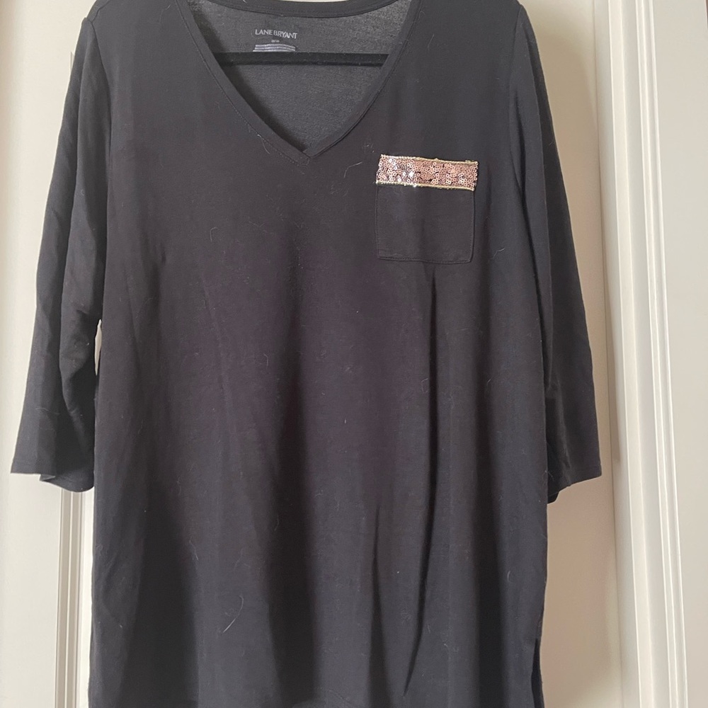 Lane Bryant black shirt